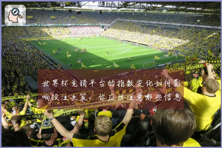 世界杯竞猜平台的指数变化如何影响投注决策，你应该注意哪些信息？