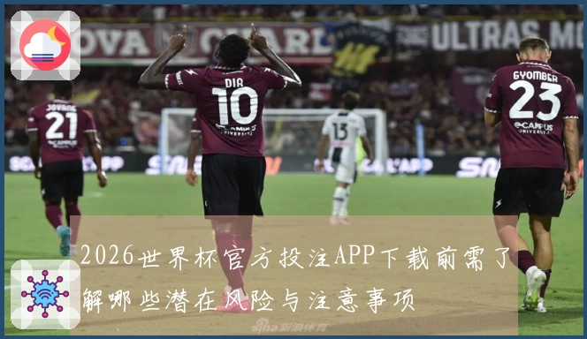 2026世界杯官方投注APP下载前需了解哪些潜在风险与注意事项